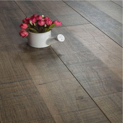 7mm 8mm 12mm Profundidad Cristal HDF Laminado suelo Durable y cristalino hecho