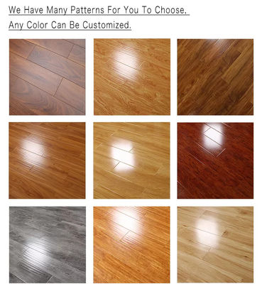 AC5 Resistente al desgaste Sala de estar Floating Solid Laminate piso para el hogar elegante