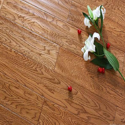 Alta resistencia al desgaste AC4 Arco de sola ranura en V Pintura Piso Flotante Suelo Laminado