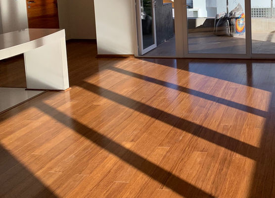 Otros servicios posteriores a la venta Interior Parquet de bambú sólido carbonizado vertical horizontal