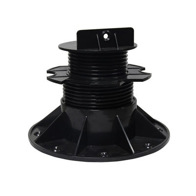 Pedestal de diseño moderno de plástico con pies ajustables y accesorio de piso de material ABS