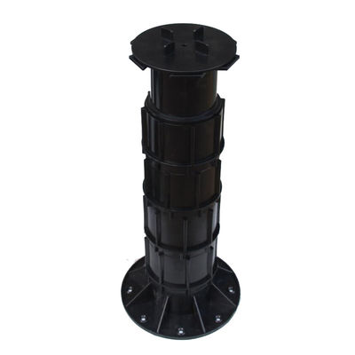 Pedestal de diseño moderno de plástico con pies ajustables y accesorio de piso de material ABS
