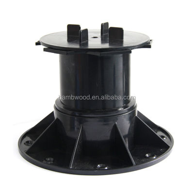 Accesorios para suelos de diseño moderno Pedestal de plástico ajustable para soporte de adoquines