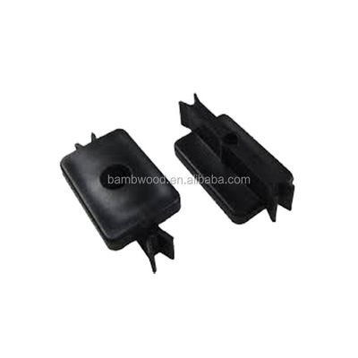Accesorios para suelos Clip de cubierta compuesto de material plástico oculto con tornillos de acero inoxidable