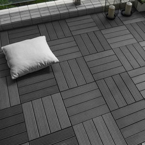 Crea un hermoso área al aire libre con azulejos de WPC y azulejos de cubierta duraderos de 300x300x22/25 mm