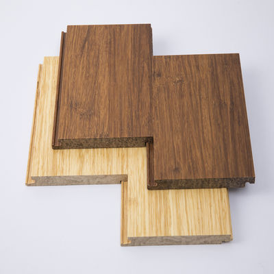 Suelos de bambú sólido para interiores con acabado carbonizado natural y madera de bambú pura al 100%