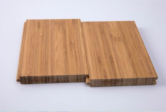 Piso de madera maciza de bambú de 12 mm de espesor con color natural y diseño TG