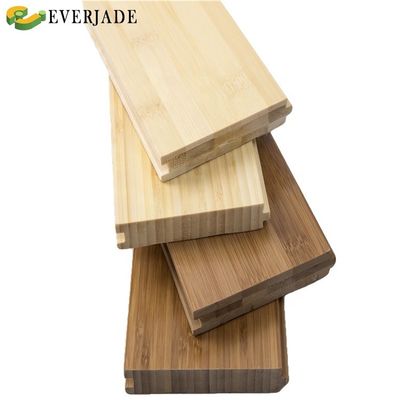 Suelos de madera sólida de bambú de alta densidad de diseño moderno con color café