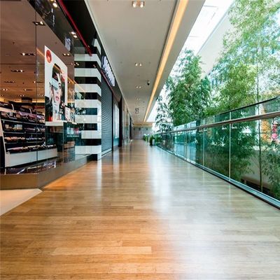 Suelos de madera sólida de bambú de alta densidad de diseño moderno con color café