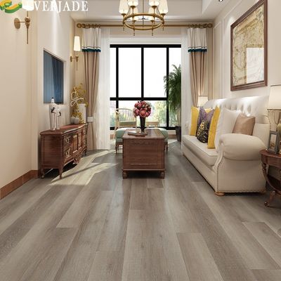 Mejorar su proyecto con el color simple 9x48 de goma manchada bloqueo Henan SPC suelo