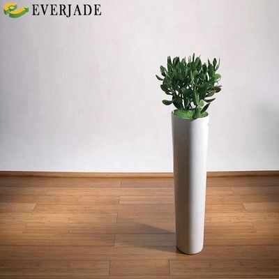 Planta de bambú tejida de hilo de bambú sólido de diseño moderno Tipo de instalación de pegamento / clavo / grapa