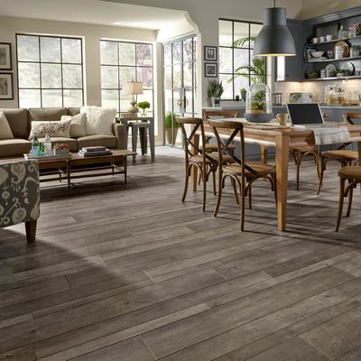 AC4 HDF Euro Lock Parquet Patrón 6 mm 10 mm Naturales de caña Blanco Laminado Brillante