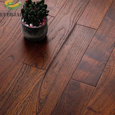 Suelos de madera de roble blanco suave T G Ingeniería de madera dura Rojo Negro Marrón Vintage