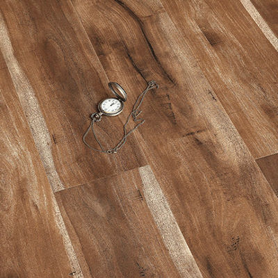 Cereza ligera Mahogany Click Plus Laminado de pisos con bisela para el diseño de la cubierta moderna