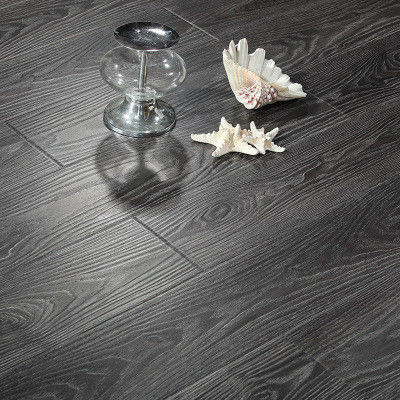 Cereza ligera Mahogany Click Plus Laminado de pisos con bisela para el diseño de la cubierta moderna