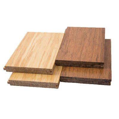 Piso de bambú laminado de madera maciza de 12 mm para instalación en pisos superiores/bajos de madera