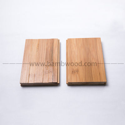 Piso de madera de bambú tejido de hebras 10 mm 18 mm para la instalación en el suelo de madera superior o inferior