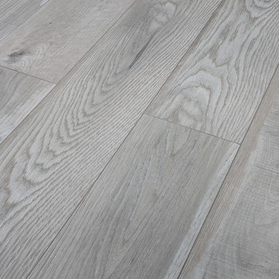 8 mm efecto de grano de madera impermeable Laminado de tablón de suelo con U-groove patrón de bisel
