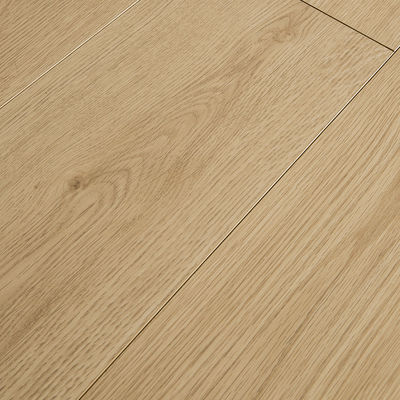 8 mm efecto de grano de madera impermeable Laminado de tablón de suelo con U-groove patrón de bisel