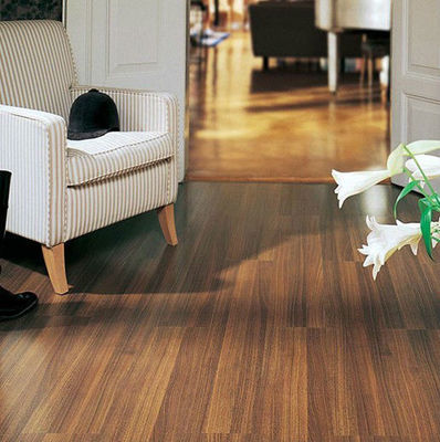T G Parquet de suelo de bambú tejido de hebras en color natural con certificado ISO14001
