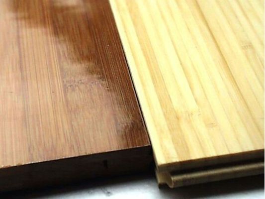 T G Parquet de suelo de bambú tejido de hebras en color natural con certificado ISO14001
