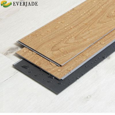 Piso interior SPC con recubrimiento de laca UV y fácil instalación del sistema Unilin Click