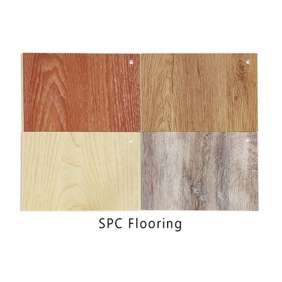 Piso interior SPC con recubrimiento de laca UV y fácil instalación del sistema Unilin Click