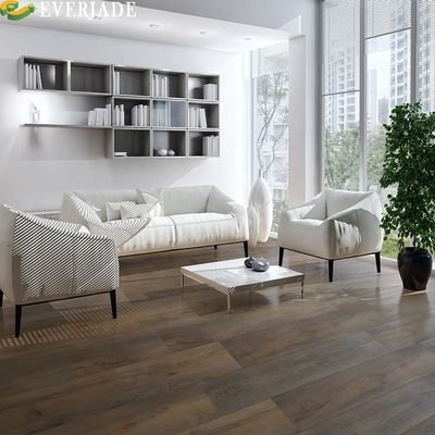 Piso interior SPC con recubrimiento de laca UV y fácil instalación del sistema Unilin Click