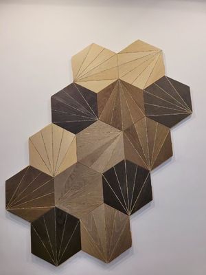 Piso de madera de ingeniería Parkett Boden Finish estilo de diseño moderno 18mm piso de madera dura