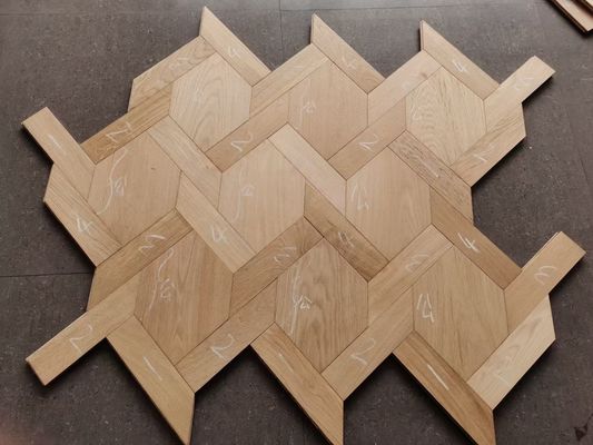 Piso de madera de ingeniería Parkett Boden Finish estilo de diseño moderno 18mm piso de madera dura