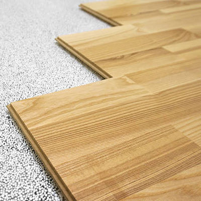 Piso laminado de MDF HDF con adhesivo para suelos de madera
