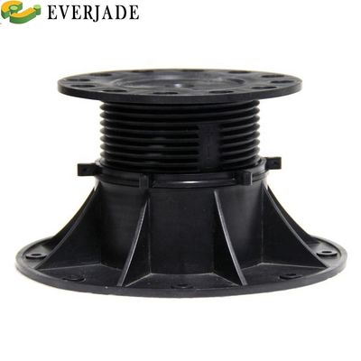 Sistema de pedestal de PVC con vigas de aluminio para cubiertas de WPC Alturas 30-220 mm Fácil instalación