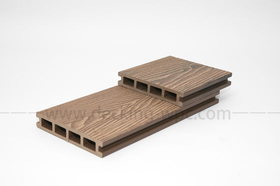 10,3%-1,4% Densidad Puerto de carga de Shanghai 3D de emblema profundo de tablas de cubierta WPC compuestas