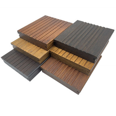 Proyectos de madera maciza granos Moso resistente al fuego bambú tablas de cubierta