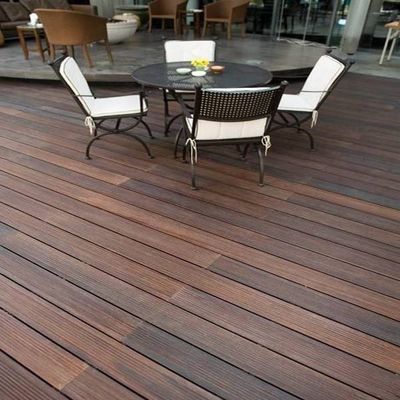 Proyectos de madera maciza granos Moso resistente al fuego bambú tablas de cubierta