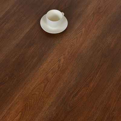 Recolección raspada a mano Papel de balance marrón suelo laminado de madera con y U V-Groove