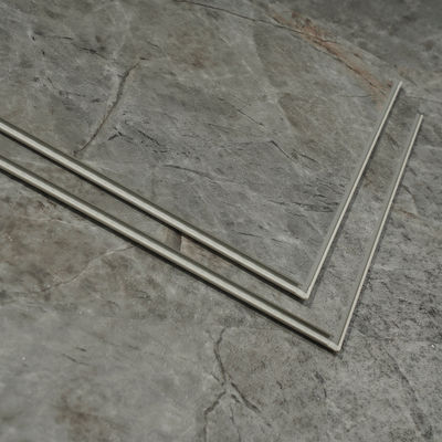 Pisos de vinilo para interiores SPC Clique pisos con diseño de mármol laminado de plástico