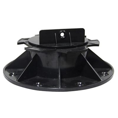 Pedestal de bandera de plástico ajustable El accesorio lateral ideal para la terraza de balcón moderna