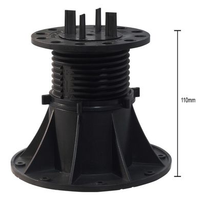 Pedestal de bandera de plástico ajustable El accesorio lateral ideal para la terraza de balcón moderna