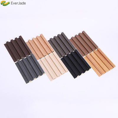 Panel de pared compuesto de madera plástica para exteriores con lija de madera en relieve de Hebei