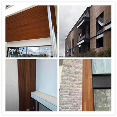 Paneles de pared impermeables WPC PVC en colores personalizados para el interior y el exterior