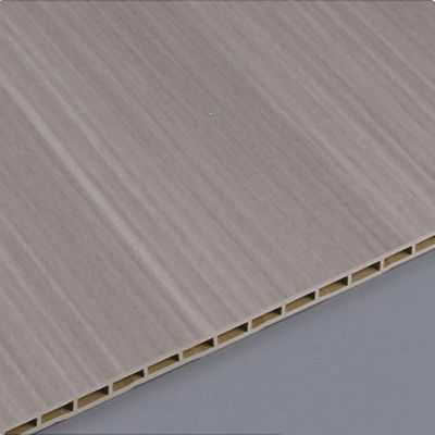 Techo interior impermeable de fibra de bambú PVC paneles de pared de madera para diseño de decoración del hogar