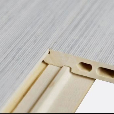 Techo interior impermeable de fibra de bambú PVC paneles de pared de madera para diseño de decoración del hogar