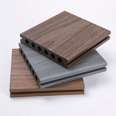 Mejor Piso de núcleo sólido WPC Patio de PVC Madera Deck compuesto exterior de relieve 3D liso