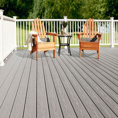 Mejor Piso de núcleo sólido WPC Patio de PVC Madera Deck compuesto exterior de relieve 3D liso