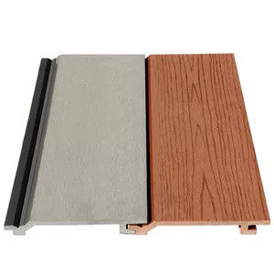 Panel de pared 3D PWC Compuesto de plástico de madera para una solución fácil de decoración de paredes exteriores