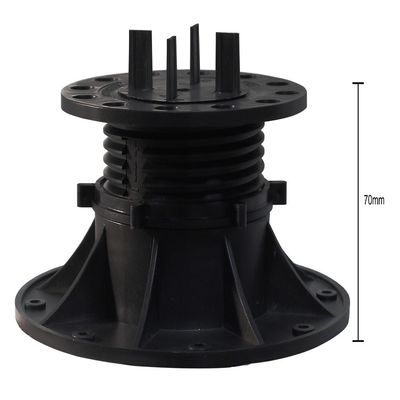 Altura de la base del pedestal de plástico de pavimentador ajustable 75-1360 mm para accesorios de suelo