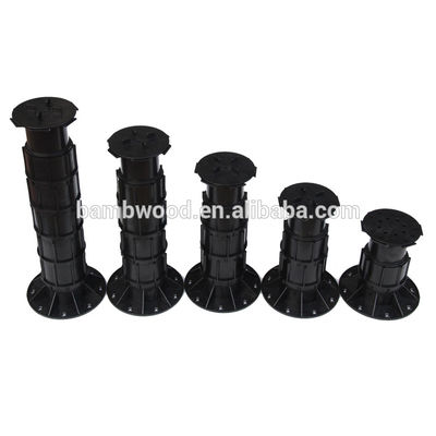 Altura de la base del pedestal de plástico de pavimentador ajustable 75-1360 mm para accesorios de suelo