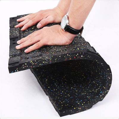 Gimnasio y deportes de baile SBR EPDM Tapón de suelo de goma 3mm-15mm de espesor para el máximo confort