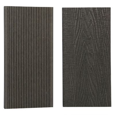 Tejido compuesto de plástico de madera para exteriores impermeable con lija y relieve 3D liso